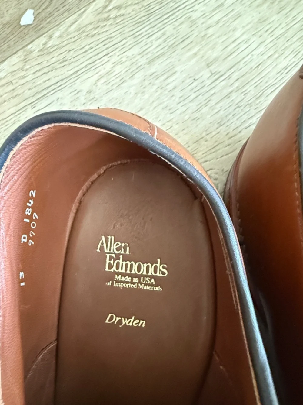Allen Edmonds Dryden leather shoes size 13